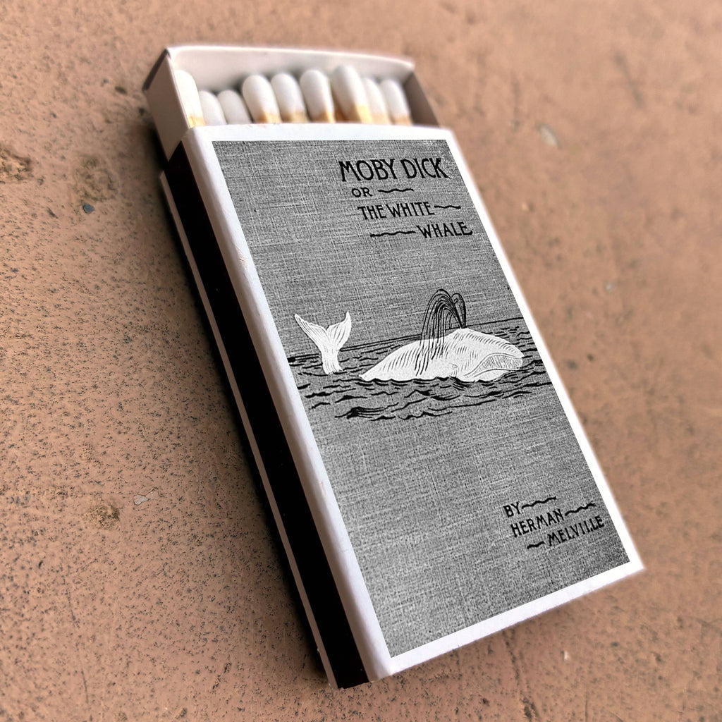 Moby-Dick Matchbox – Herman Melville Literary Matches, Nautical Book Lover Gift