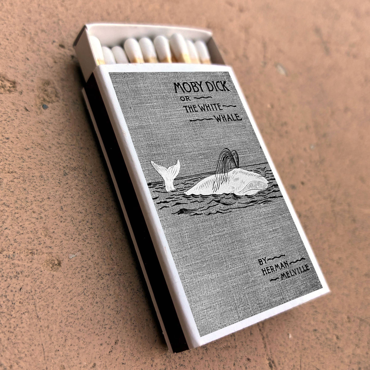 Moby-Dick Matchbox – Herman Melville Literary Matches, Nautical Book Lover Gift