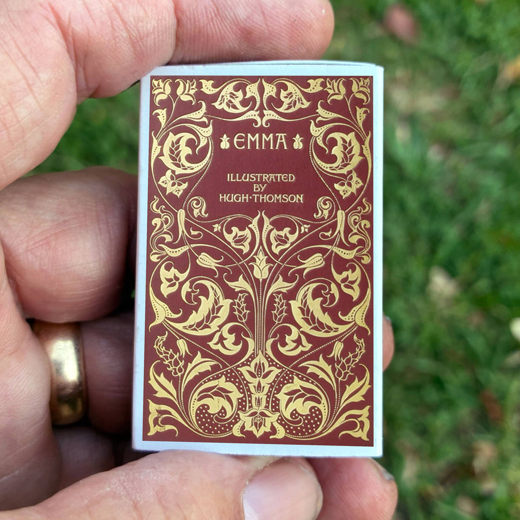 Emma Austen Matchbook Cover, Classic Novel Memorabilia, Vintage Literary Ephemera, Reader Gift