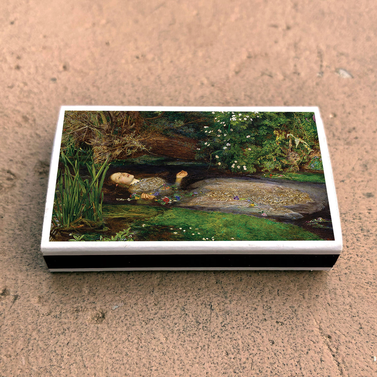 Ophelia by Millais Matchbook, Vintage Art Collectible, Pre-Raphaelite Matchbook Cover, Home Decor for Candles
