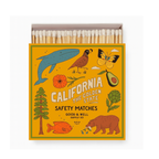 California State Safety Matches | Illustrated State Matchbox | Golden State Gift | Candle Matches | Made in USA