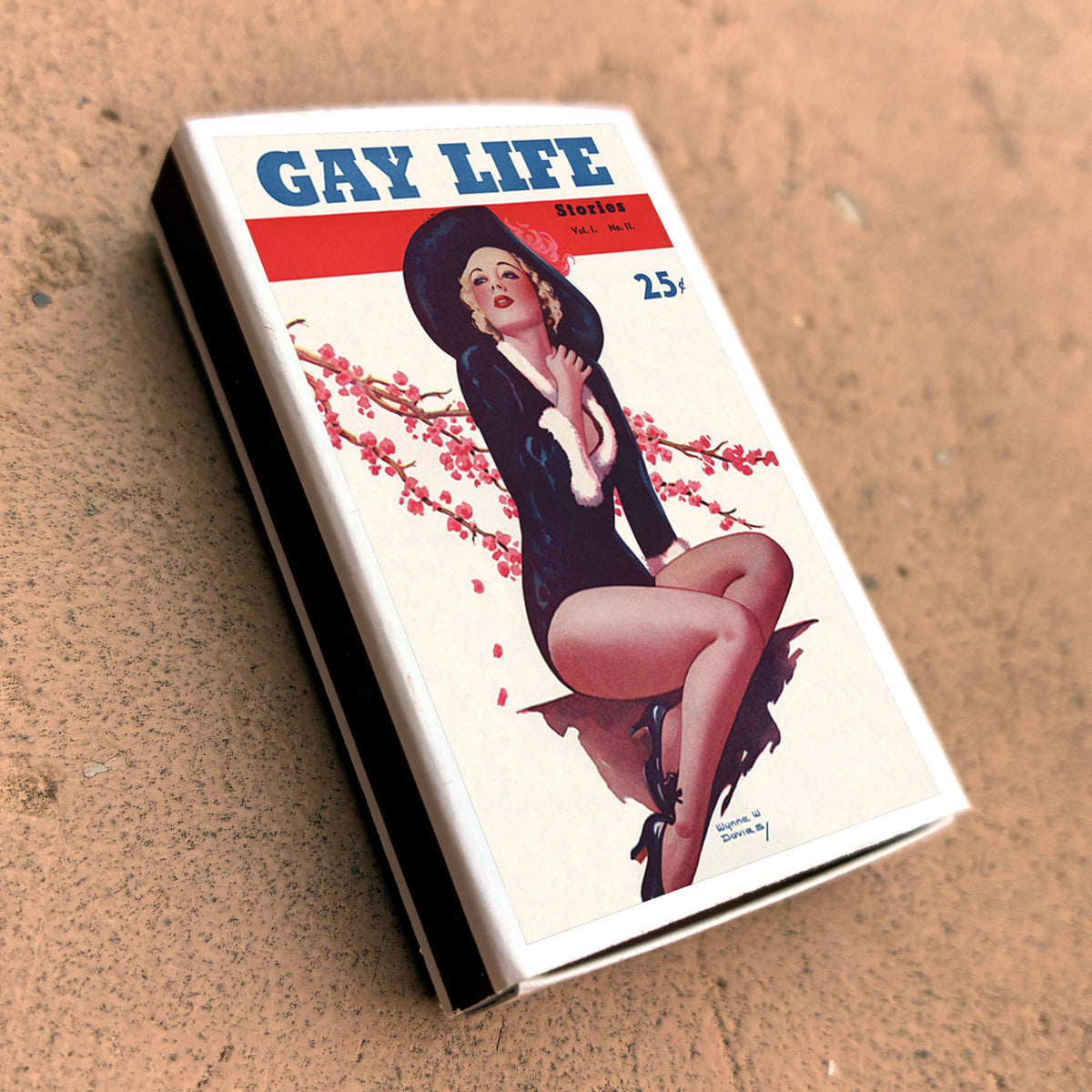 Vintage Gay Life Magazine Matchbook, Retro LGBTQ Collectible, Pride Memorabilia
