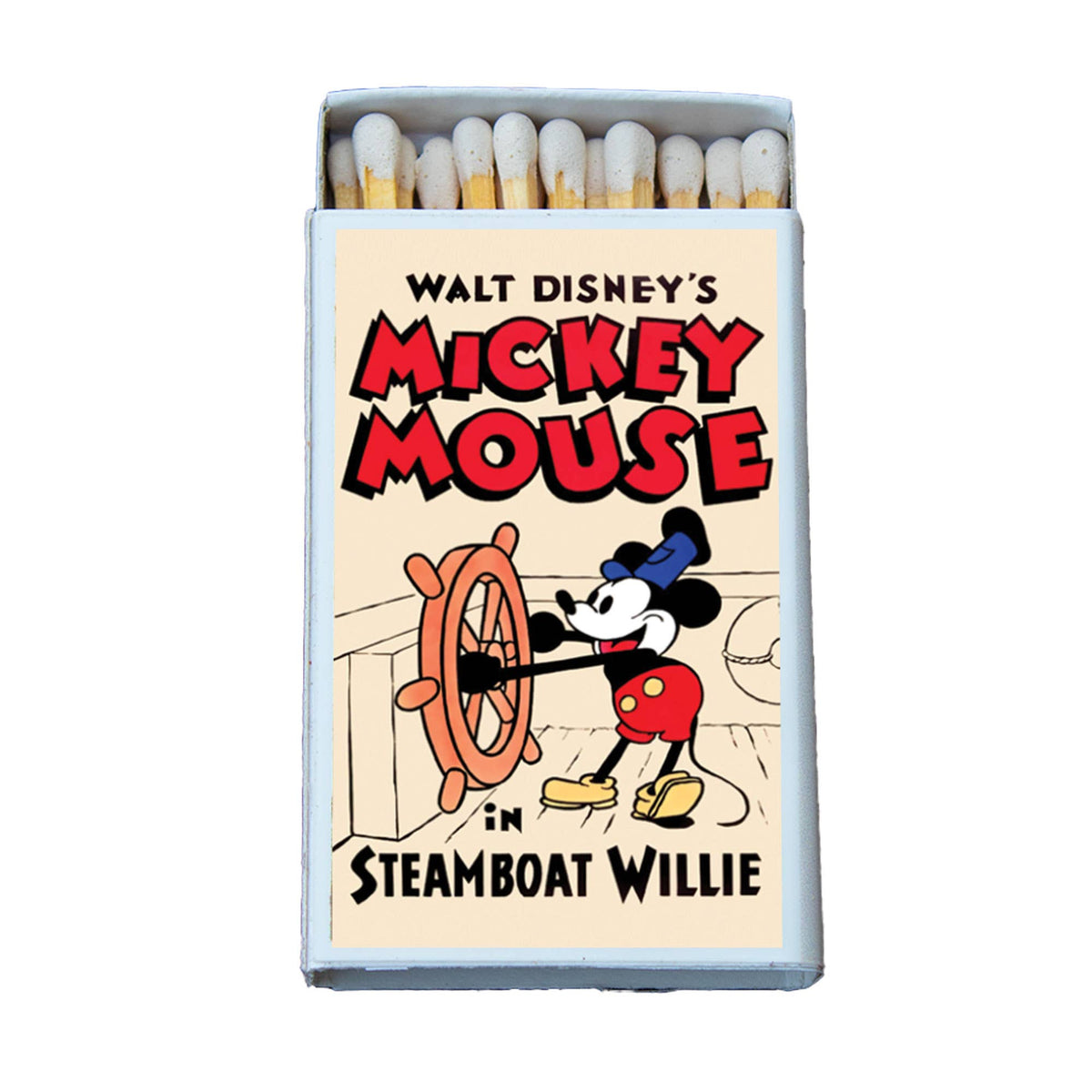 Classic Mickey Movie Matchbook, Vintage Cartoon Collectible, Retro Matchbook Cover, Animation Fan Gift, Candle & Incense Accessory