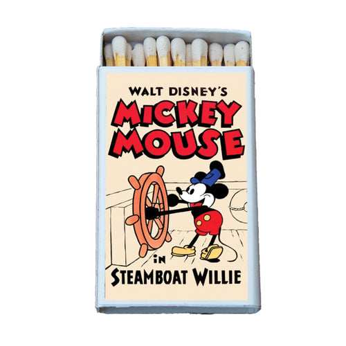 Classic Mickey Movie Matchbook, Vintage Cartoon Collectible, Retro Matchbook Cover, Animation Fan Gift, Candle & Incense Accessory