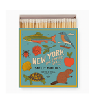New York State Safety Matches | Illustrated State Matchbox | Empire State Gift | Candle Matches | Made in USA