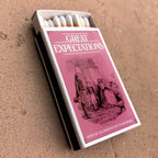 Dickens Matchbox, Literary Art Collectible, Candle Lighting Accessory