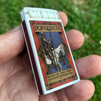 Don Quixote Matchbook, Vintage Literary Art Collectible, Reader Gift, Candle Lighting Accessory, Bookish Decor