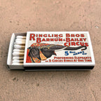Vintage Ringling Bros Matchbook, Circus Lover Gift, Carnival Collectible, Candle & Incense Accessory