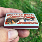 Vintage Ringling Bros Matchbook, Circus Lover Gift, Carnival Collectible, Candle & Incense Accessory