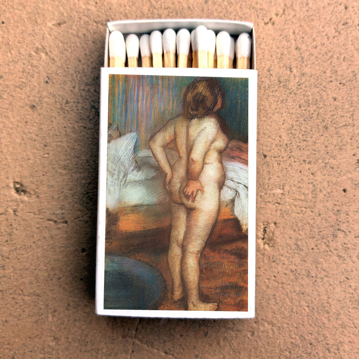 Edgar Degas Matchbook, Impressionist Art Collectible, Candle Lighting Accessory (1886)