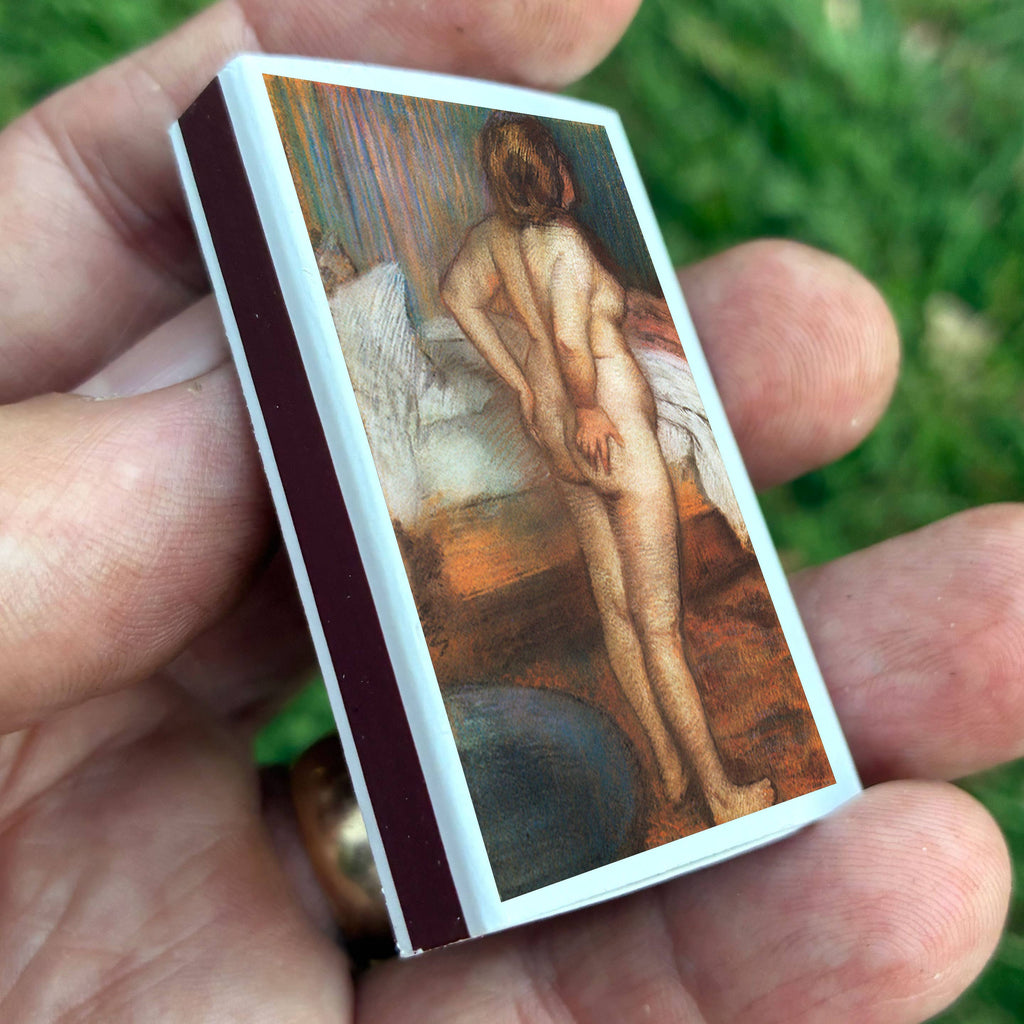 Edgar Degas Matchbook, Impressionist Art Collectible, Candle Lighting Accessory (1886)