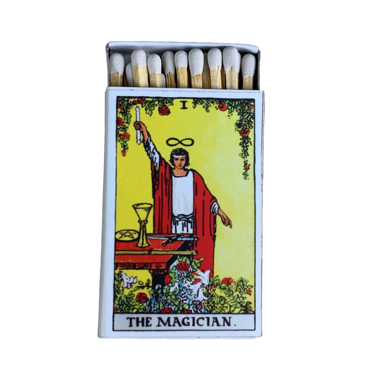 The Magician Tarot Matchbox, Occult Home Decor, Candle Accessory
