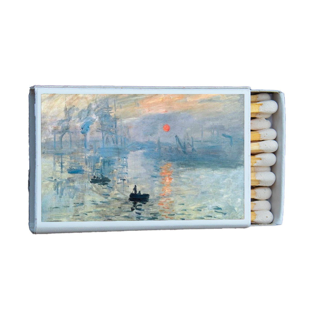 Monet Impression, Sunrise Matchbox – Impressionist Art Matches, Museum Lover Gift