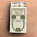 Oliver Twist Dickens Matchbook, Classic Literature Collectible, Vintage Cover (15-20 Matches)