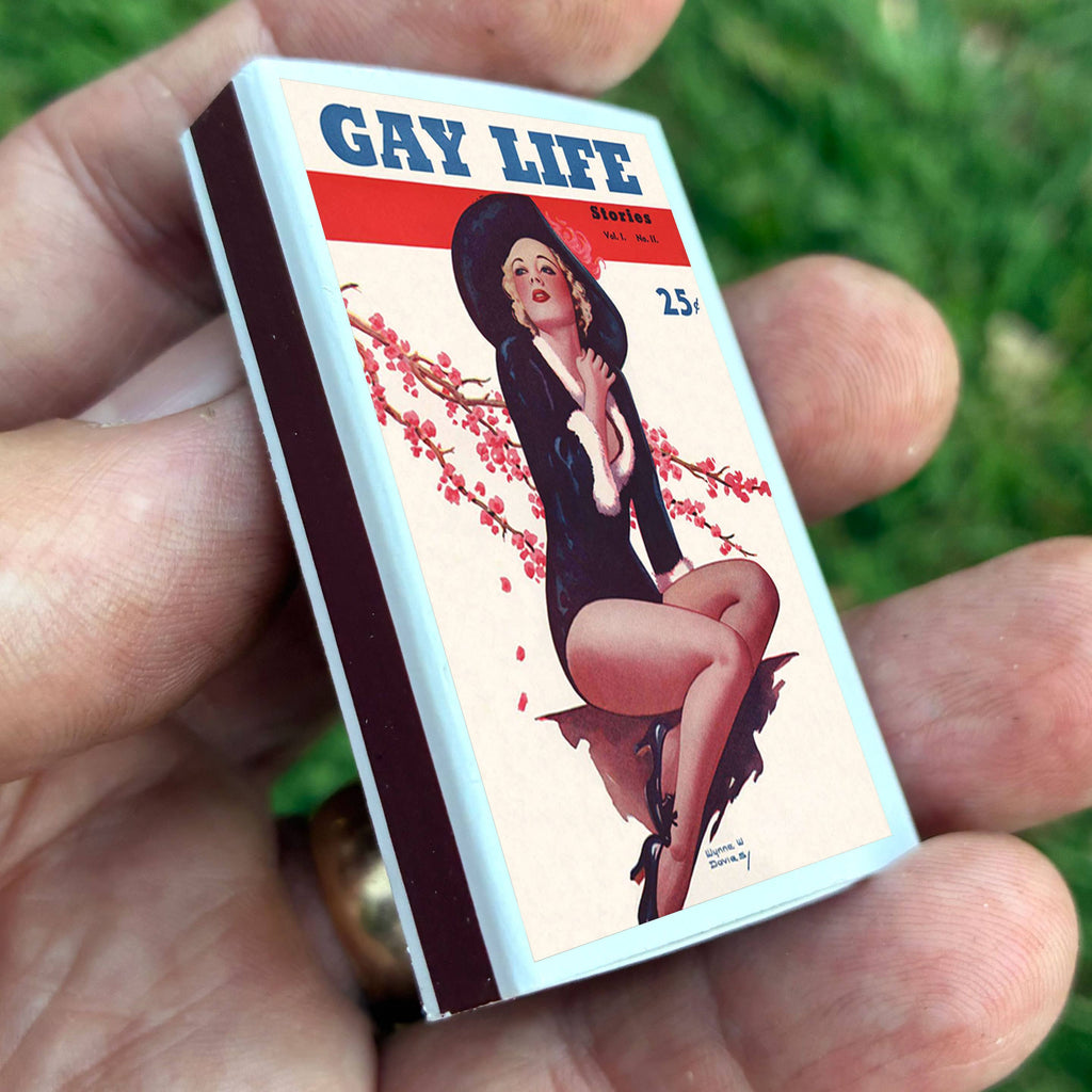 Vintage Gay Life Magazine Matchbook, Retro LGBTQ Collectible, Pride Memorabilia
