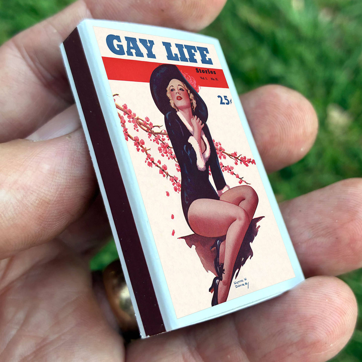 Vintage Gay Life Magazine Matchbook, Retro LGBTQ Collectible, Pride Memorabilia