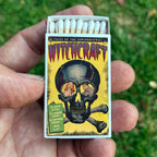 Witchcraft Horror Comic Matchbox – Vintage Skull Matches, Gothic Décor, Occult Gift