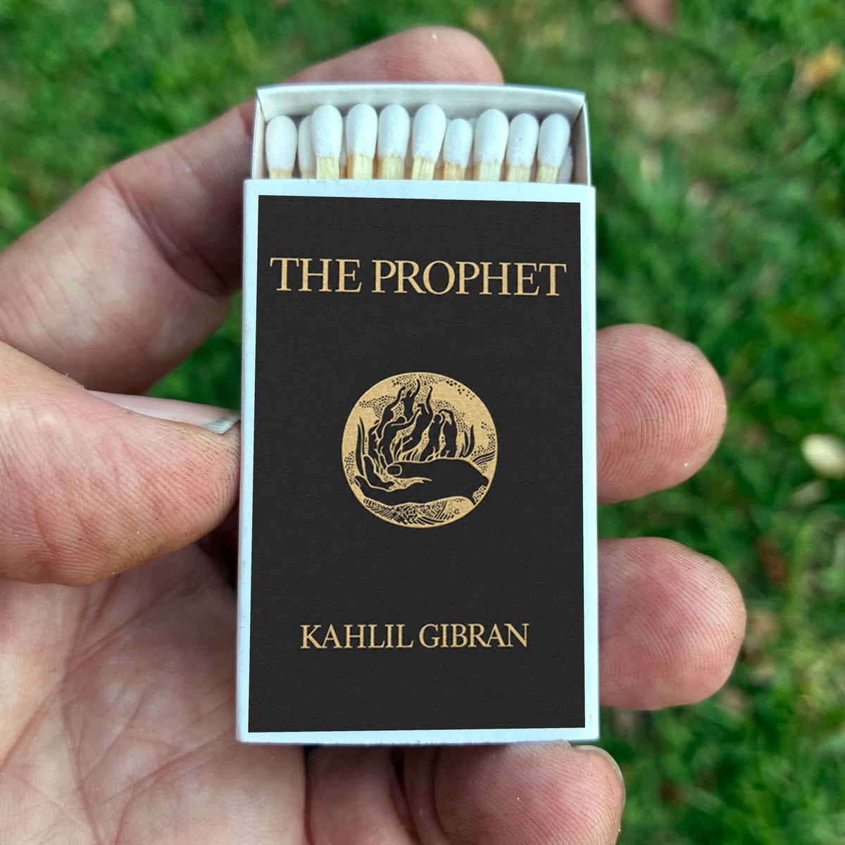 The Prophet Gibran Matchbook Cover, Inspirational Literature Collectible, Vintage Literary Ephemera, Reader Gift