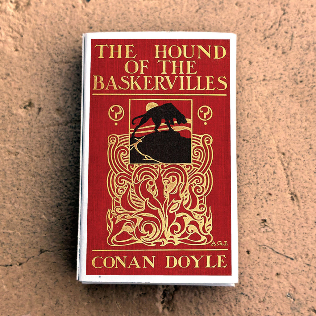 Sherlock Holmes Matchbook, Hound of the Baskervilles Literary Collectible, Vintage Matchbook Cover, Reader Gift
