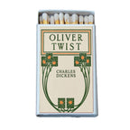 Oliver Twist Dickens Matchbook, Classic Literature Collectible, Vintage Cover (15-20 Matches)