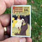 Moulin Rouge Toulouse-Lautrec Matchbox, Vintage Paris Art Decor, Candle Lighting Accessory