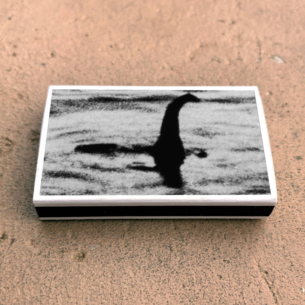 Loch Ness Monster Matchbook, Cryptid Collectible, Vintage Matchbook Cover, Nessie Home Decor, Candle Lighting Accessory, Mythical Creature Gift