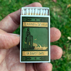 Jules Verne Around the World in 80 Days Matchbook, Literary Collectible Gift Matches