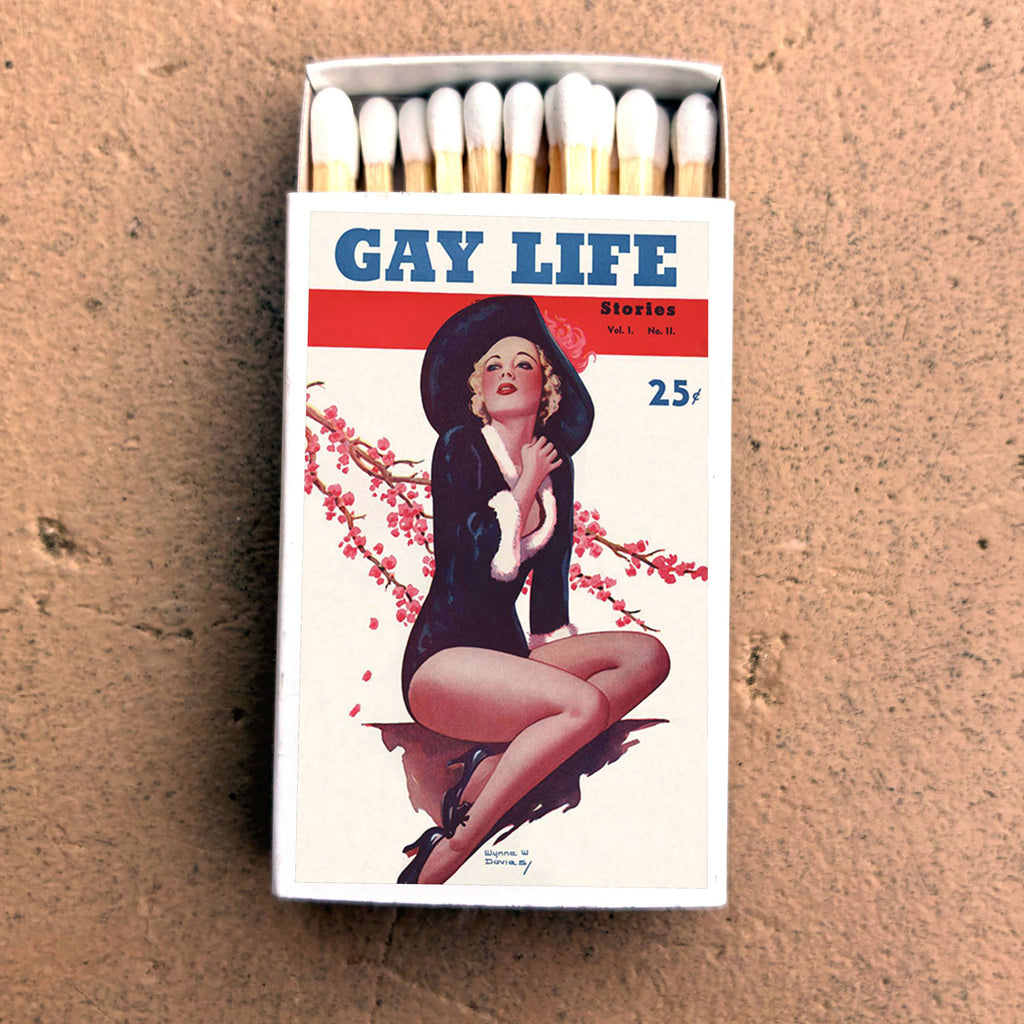 Vintage Gay Life Magazine Matchbook, Retro LGBTQ Collectible, Pride Memorabilia