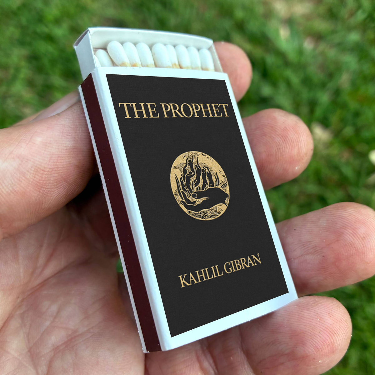 The Prophet Gibran Matchbook Cover, Inspirational Literature Collectible, Vintage Literary Ephemera, Reader Gift