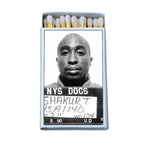 Iconic Rap Legend Mug Shot Matchbox, Unique Home Decor Gift