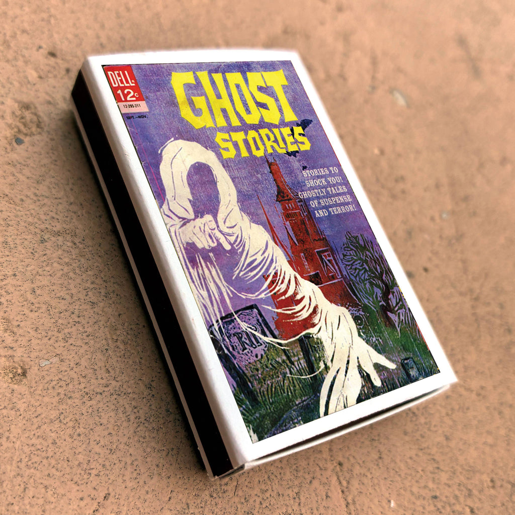 Ghost Stories Comic Matchbox – Vintage Horror Matches, Pulp Art Décor, Spooky Gift