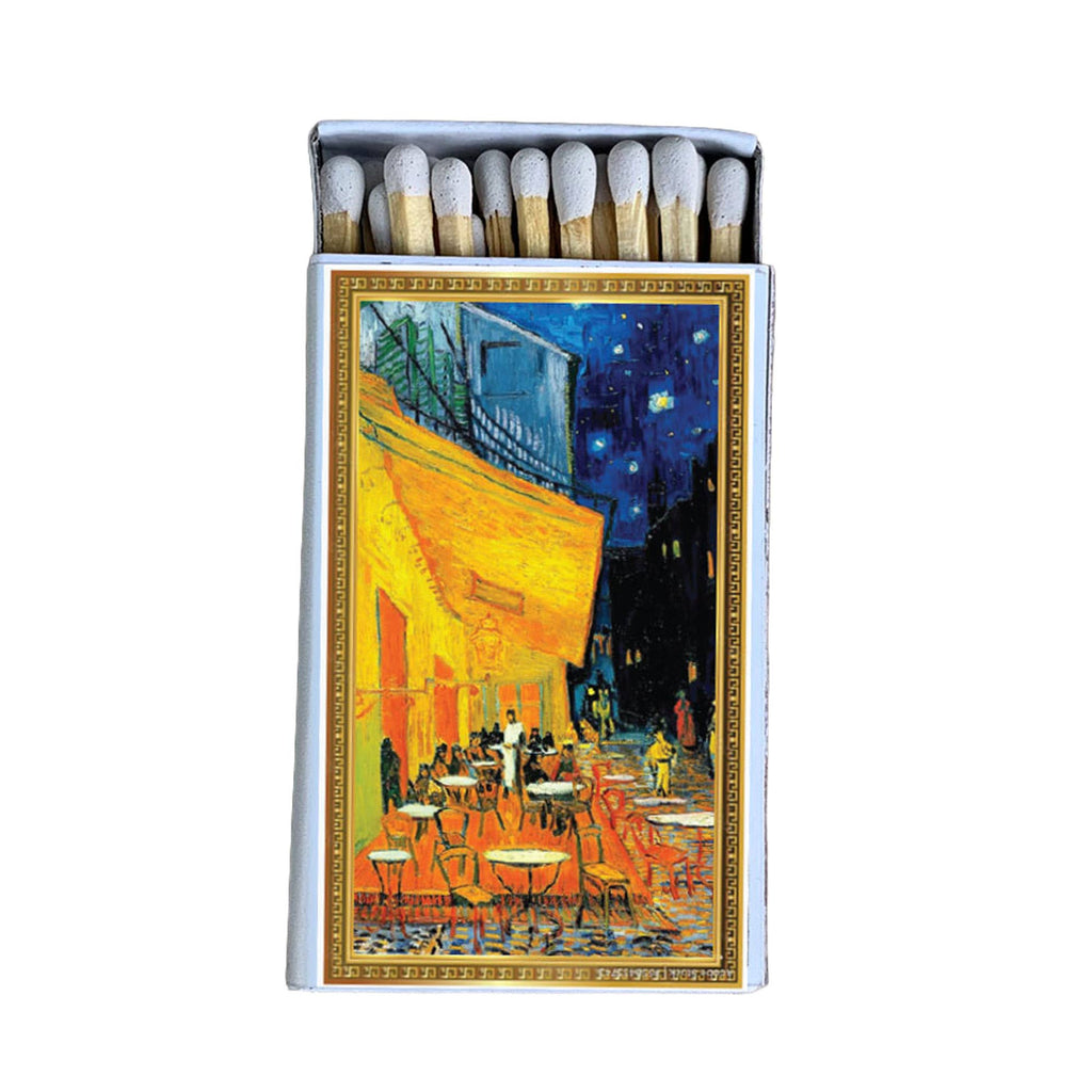 Van Gogh Café Terrace at Night Matchbook, Vintage Art Collectible, Home Decor for Candles, Art Lover Gift