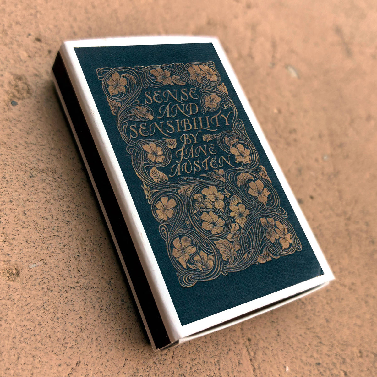Jane Austen Matchbook, Sense and Sensibility Literary Collectible, Vintage Matchbook Cover, Classic Literature Decor