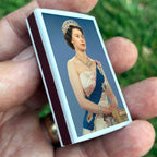 Queen Elizabeth II Matchbook, British Royal Family Collectible, Vintage Matchbook Cover, Royal Memorabilia, Candle & Incense Accessory, Regal Home Decor