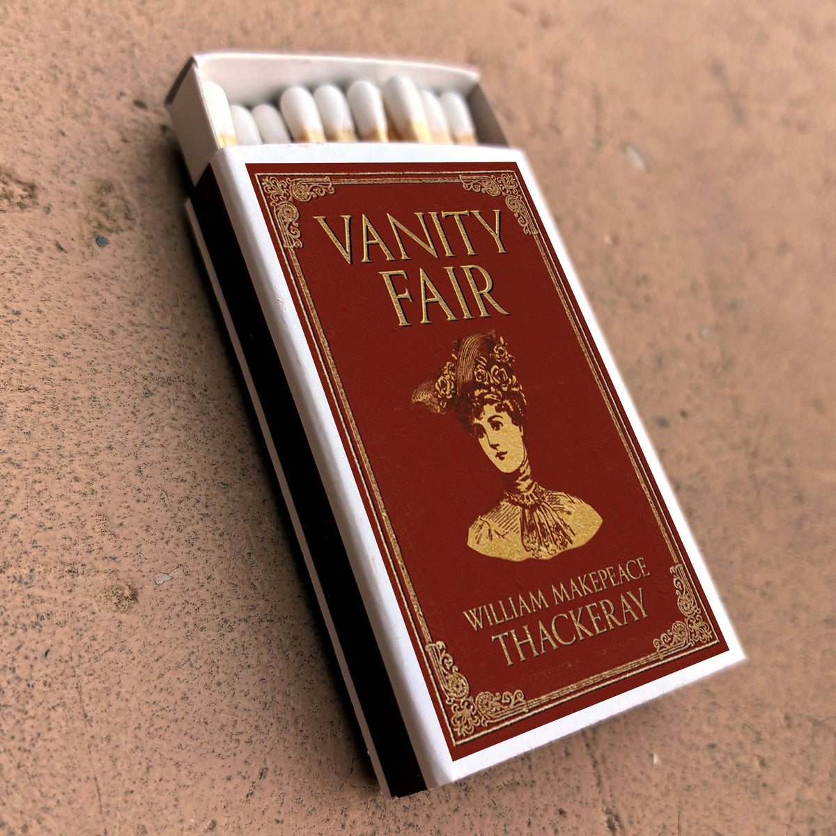 Vanity Fair Thackeray Matchbook, Classic Literature Collectible, Book Lover Gift