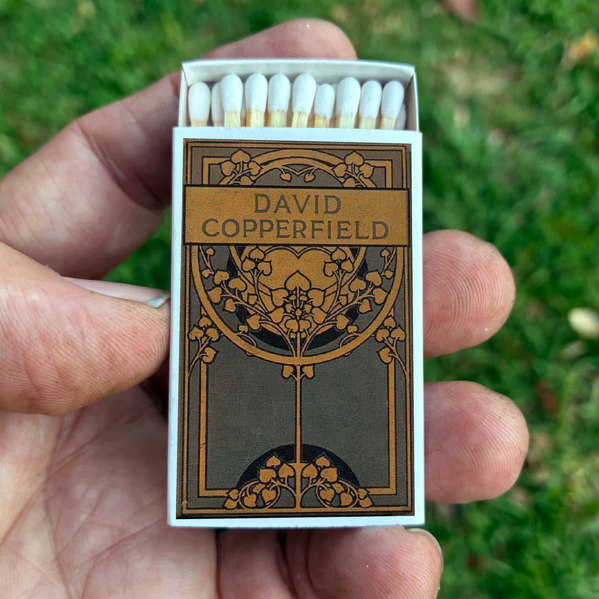 David Copperfield Dickens Matchbook, Classic Literature Collectible, Vintage Cover (15-20 Matches)