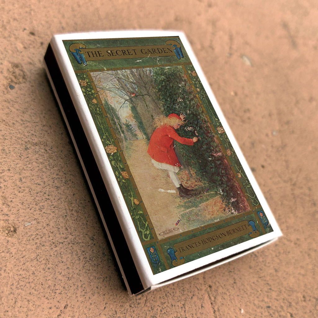 The Secret Garden Matchbox – Frances Hodgson Burnett Literary Matches, Bookish Gift