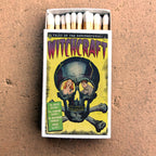 Witchcraft Horror Comic Matchbox – Vintage Skull Matches, Gothic Décor, Occult Gift