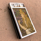 Mucha Job Matchbook, Art Nouveau Collectible, Vintage Matchbook Cover, Alphonse Mucha Art Decor, Candle & Incense Accessory, Art Lover Gift