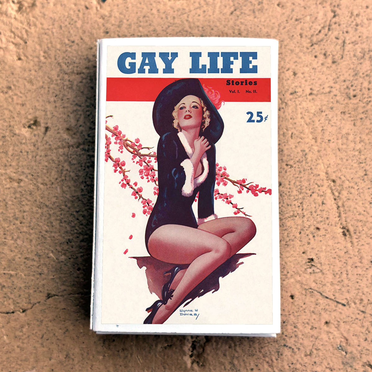 Vintage Gay Life Magazine Matchbook, Retro LGBTQ Collectible, Pride Memorabilia