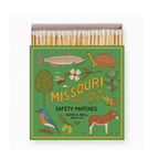 Missouri State Safety Matches | Illustrated State Matchbox | Show-Me State Gift | Candle Matches | Made in USA