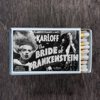 Classic Bride of Frankenstein Movie Matchbook, Vintage Horror Decor, Collectible Matchbook Cover, Retro Ephemera