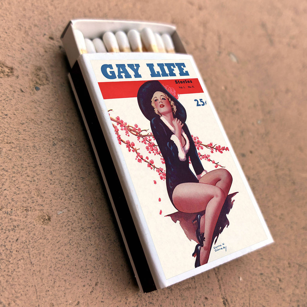 Vintage Gay Life Magazine Matchbook, Retro LGBTQ Collectible, Pride Memorabilia
