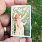 Absinthe Matchbook Cover, Vintage Art Nouveau Poster Collectible, Home Decor for Candles & Incense
