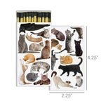 Cat Pack Matchbox – Decorative Safety Matches, Cat Lover Gift