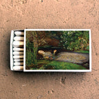 Ophelia by Millais Matchbook, Vintage Art Collectible, Pre-Raphaelite Matchbook Cover, Home Decor for Candles