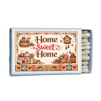 Home Sweet Home Cross-Stitch Matchbook, Rustic Cottage Decor Accessory
