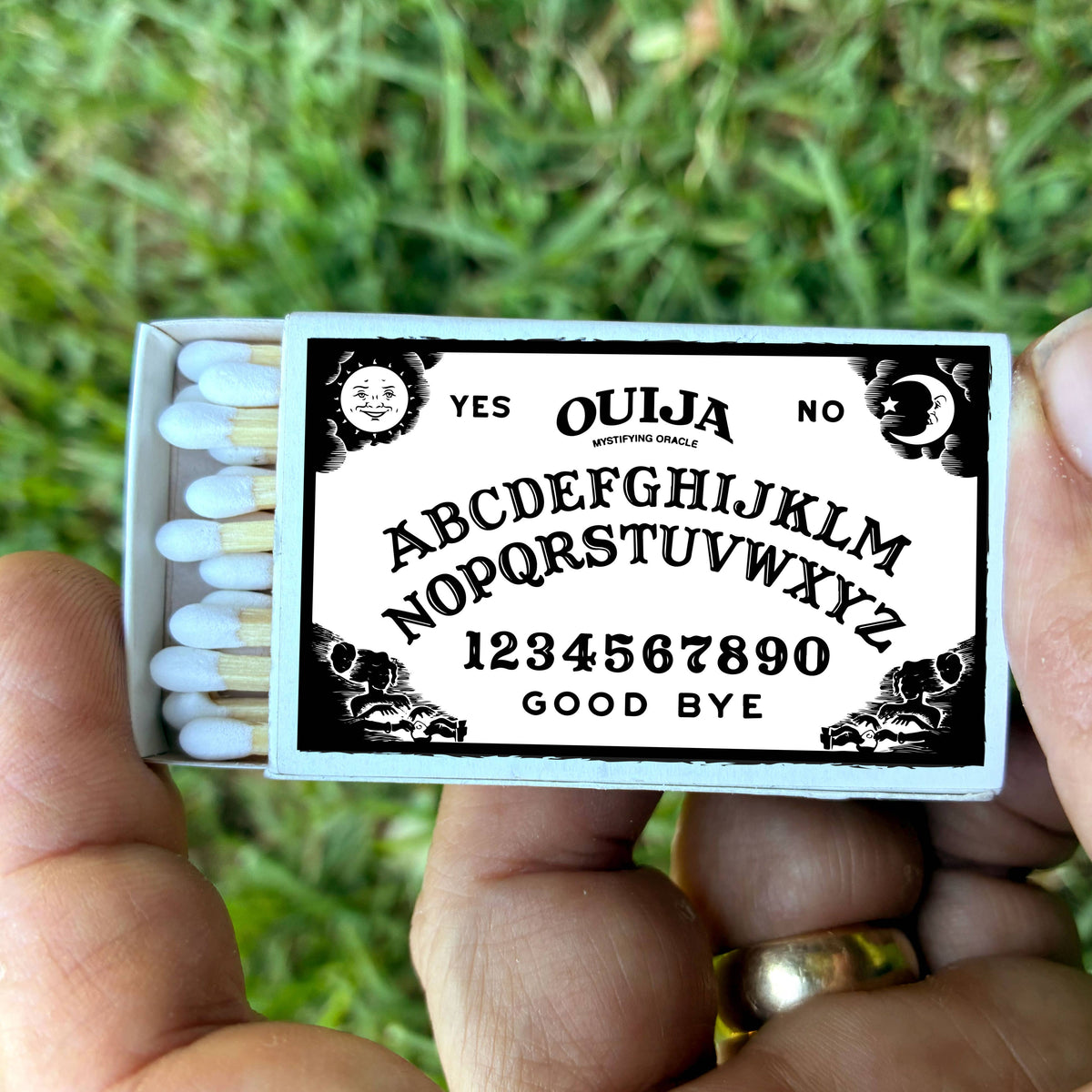 Ouija Board Matchbook, Vintage Occult Collectible, Mystical Matchbook Cover, Candle & Incense Accessory, Gothic Home Decor, Witchy Gift
