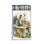 Alice in Wonderland & Caterpillar Matchbook, Classic Literature Collectible, Vintage Matchbook Cover, Book Lover Gift, Candle & Incense Decor