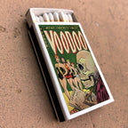 Voodoo Horror Comic Matchbox – Vintage Pulp Art Matches, Gothic Halloween Décor